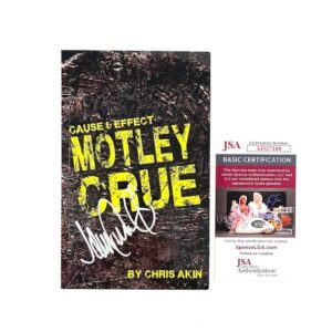 Motley Crue Book by Chris Akin John Corabi Signed 1994 Selftitled