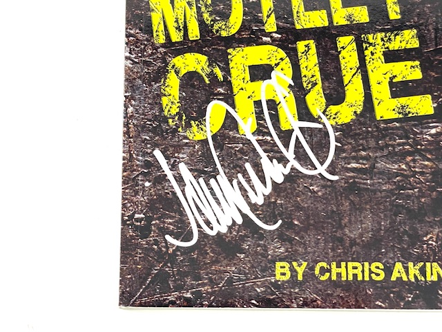 Motley Crue Book by Chris Akin John Corabi Signed 1994 Selftitled - Image 3