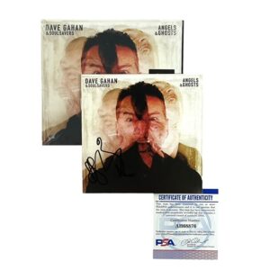 Dave Gahan of Depeche Mode Signed CD Book Angels & Ghosts PSA DNA