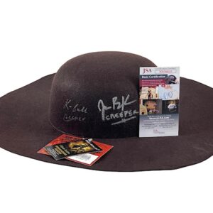 Jeepers Creepers Signed Creeper Hat Jonathan Breck & Kevin Ball