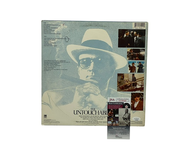 Kevin Costner Signed The Untouchables Soundtrack Vinyl Record JSA - Image 2