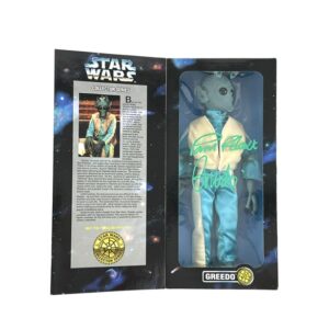 Star Wars Greedo Signed 12" Action Figure Paul Blake BAS Beckett