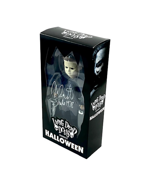 Halloween Signed Michael Myers MEZCO Living Dead Doll Nick Castle - Image 2