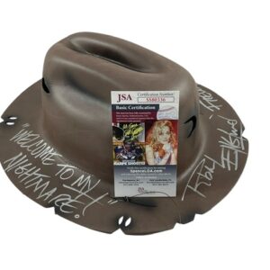 Nightmare on Elm Street Freddy Krueger Signed Fedora Hat Robert Englund