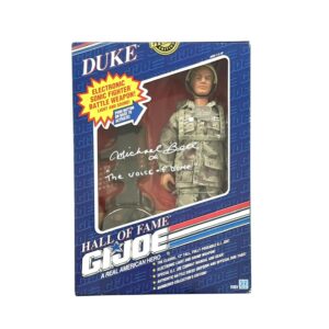 Gi Joe Duke Signed Hall of Fame 12" Action Figure Michael Bell