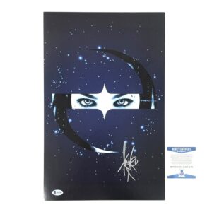 Evanescence Amy Lee Signed Promo 11x17 VIP Poster BAS Certified