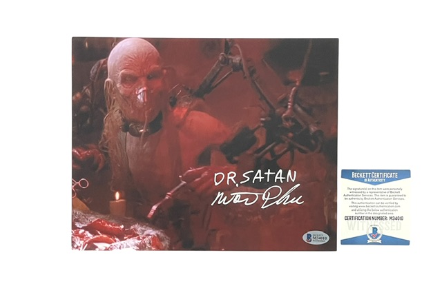 House Of 1000 Corpses Dr Satan Walter Phelan Signed Photo BAS