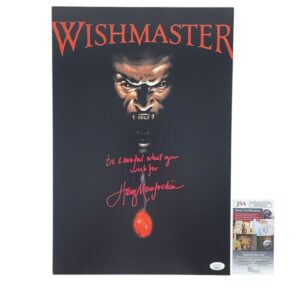 Wishmaster Horror Movie Poster Print Signed Harry Manfredini JSA