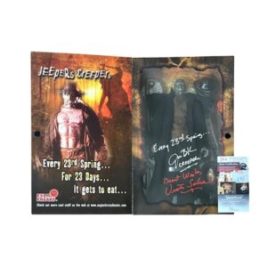 Jeepers Creepers 12" Majestic Action Figure Cast Signed Jonathan Breck