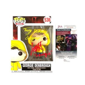 Georgie Funko Pop Signed Tony Dakota & Jackson Robert Scott JSA