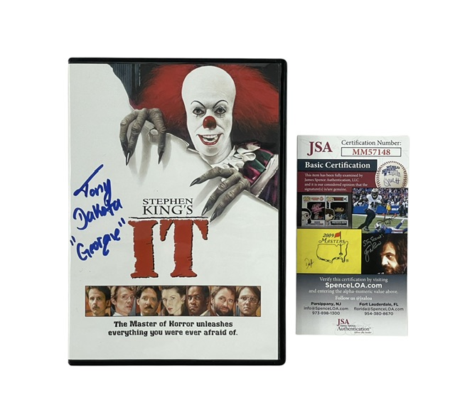 Stephen King’s IT Original George Tony Dakota DVD 1990 Horror JSA