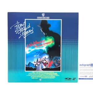 Nightmare On Elm Street Part 3 Signed Laserdisc Freddy Krueger