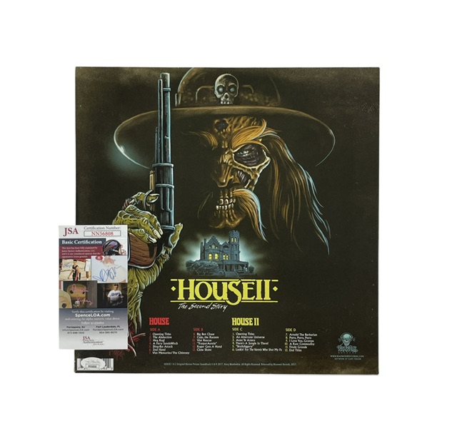 House Signed Movie Soundtrack Record Harry Manfredini Waxwork JSA - Image 5