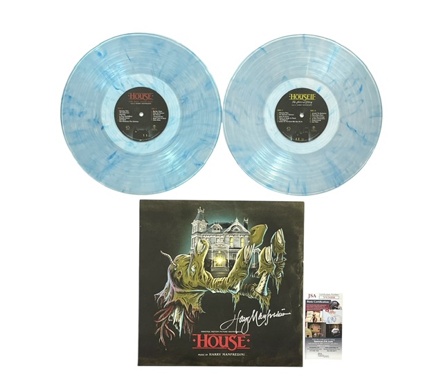 House Signed Movie Soundtrack Record Harry Manfredini Waxwork JSA