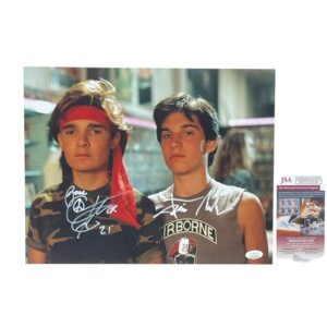 The Lost Boys Frog Brothers Signed 11x14 Photo Corey Feldman Jamison Newlander