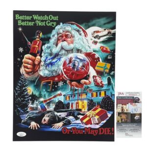 Christmas Evil Brandon Maggart Signed Movie 11x14 Photo Print JSA