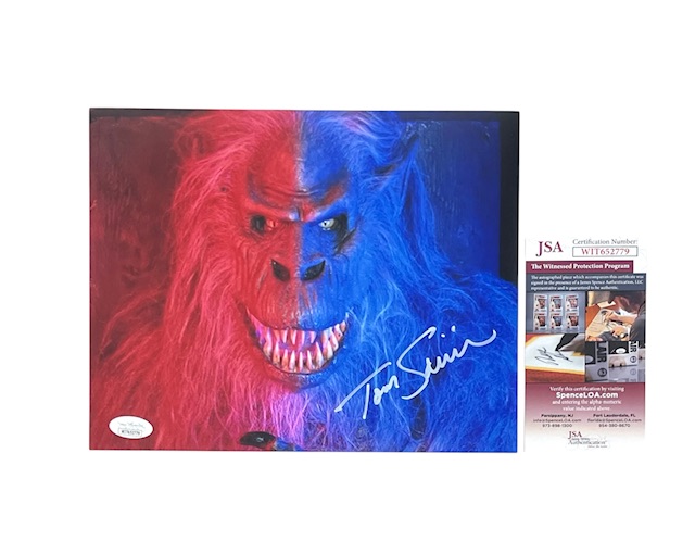 Creepshow Tom Savini Signed Fluffy 8x10 Photo JSA Makeup Artist