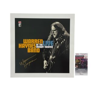 Warren Haynes Signed Live At The Moody Theater Lithograph Poster