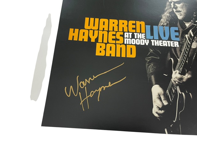 Warren Haynes Signed Live At The Moody Theater Lithograph Poster - Image 2