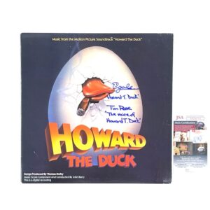Howard The Duck Signed Movie Soundtrack Record Ed Gale & Tim Rose