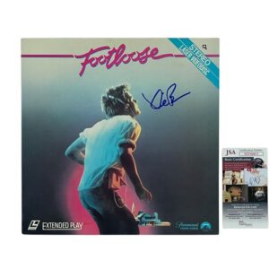 Footloose Signed Laserdisc Movie by Kevin Bacon JSA COA Certified