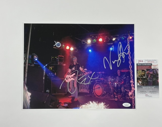 Rex Brown & Vinny Appice Signed 11x14 Black Sabbath Pantera JSA