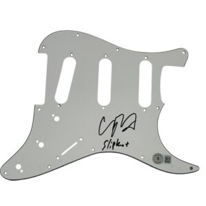 Corey Taylor Signed Strat Guitar Pickguard Slipknot Inscription