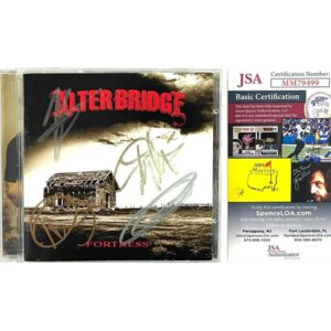 Alter Bridge Signed CD Fortress Mark Tremonti Myles Kennedy JSA