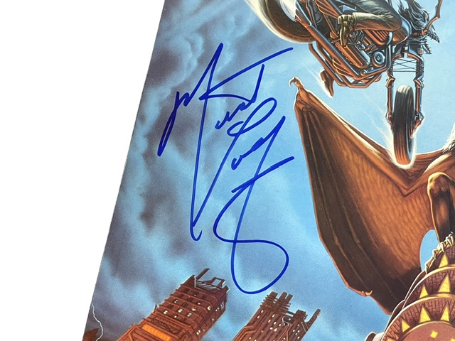 Meat Loaf Signed Bat Out of Hell II 1st Press Vinyl Record JSA - Image 2