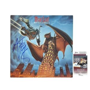 Meat Loaf Signed Bat Out of Hell II 1st Press Vinyl Record JSA