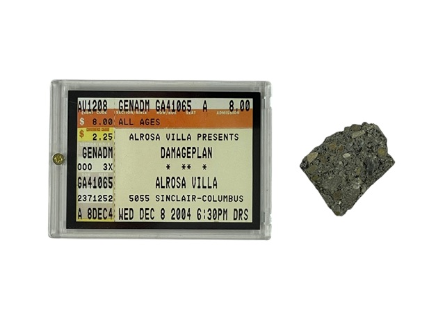 Dimebag Darrell Tribute Piece of Alrosa Club Damageplan Pantera
