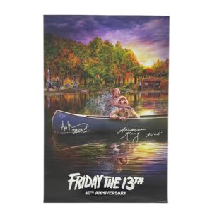 Friday The 13th Signed 40th Anniversary Poster Scream Factory JSA