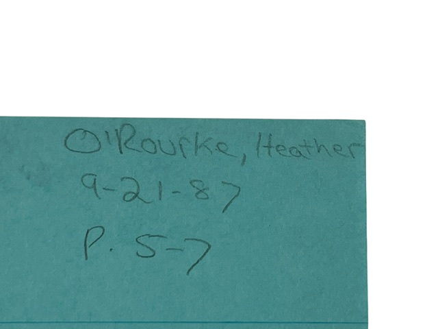 Heather O'Rourke Rare Homework Page Signed JSA Letter Horror Icon - Image 2
