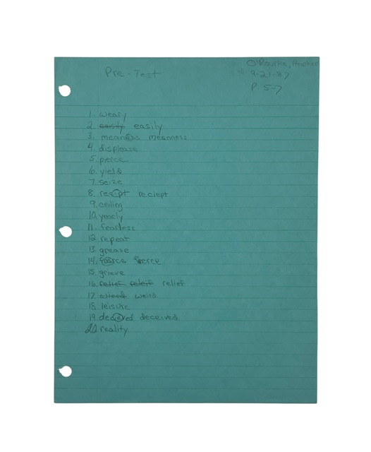 Heather O'Rourke Rare Homework Page Signed JSA Letter Horror Icon - Image 3