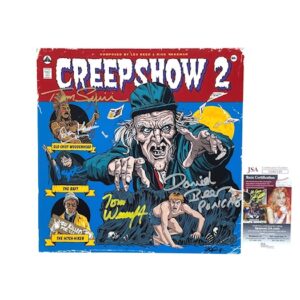 Creepshow 2 Signed 12x12 Movie Poster Print By 6 Cast Members JSA