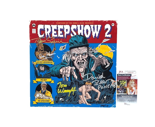 Creepshow 2 Signed 12x12 Movie Poster Print By 6 Cast Members JSA