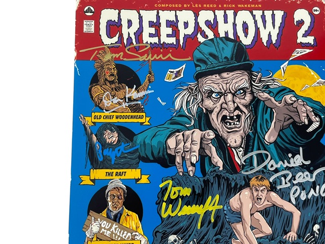 Creepshow 2 Signed 12x12 Movie Poster Print By 6 Cast Members JSA - Image 3