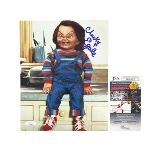 Child's Play Chucky Ed Gale Signed 8x10 Photo Horror Classic 1988