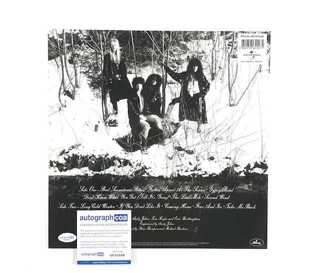 Cinderella Signed Long Cold Winter Vinyl Record Tom Keifer ACOA - Image 2