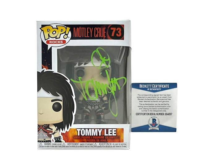 Tommy Lee Signed Autographed Funko Pop Figure Motley Crue Beckett