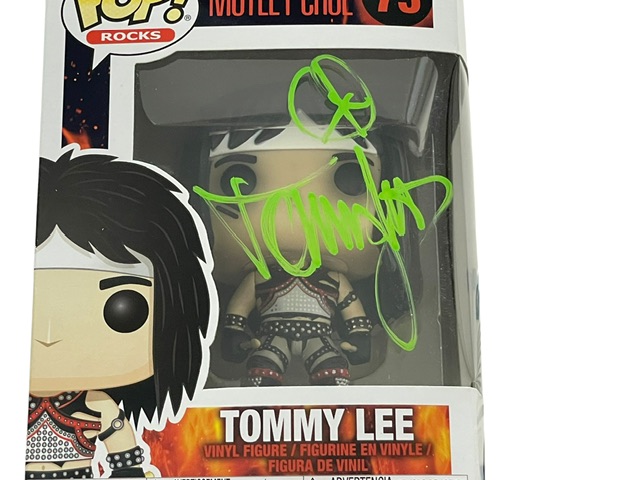 Tommy Lee Signed Autographed Funko Pop Figure Motley Crue Beckett - Image 2