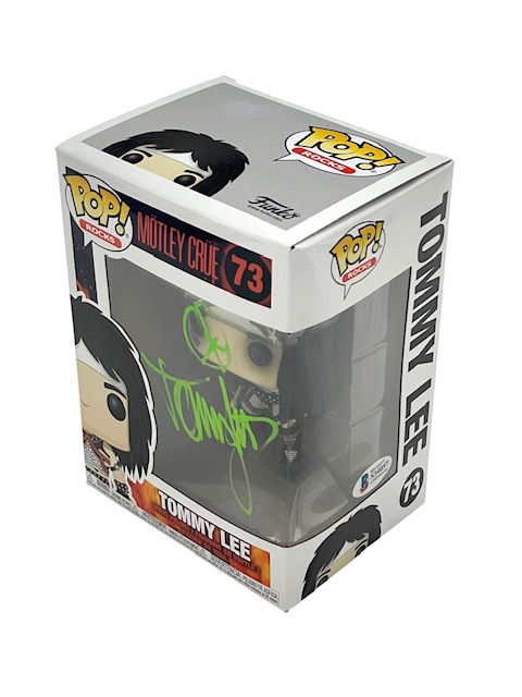 Tommy Lee Signed Autographed Funko Pop Figure Motley Crue Beckett - Image 4