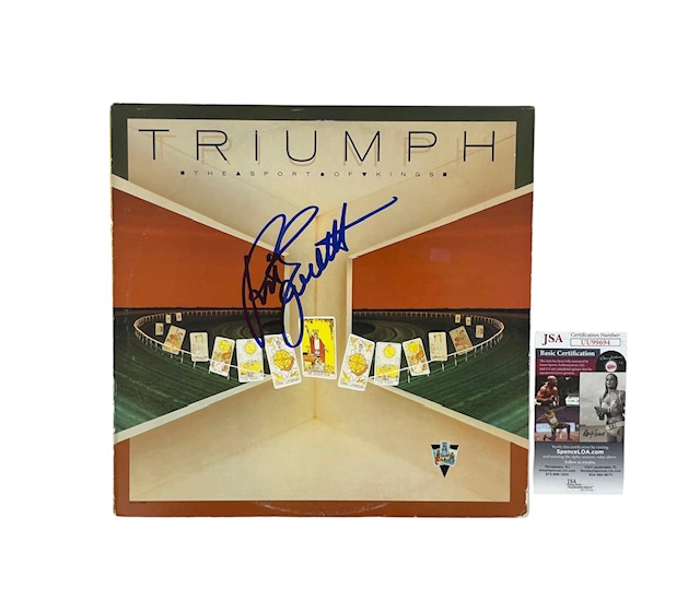 Triumph Rik Hammett Signed The Sport Of Kings Vinyl Record JSA