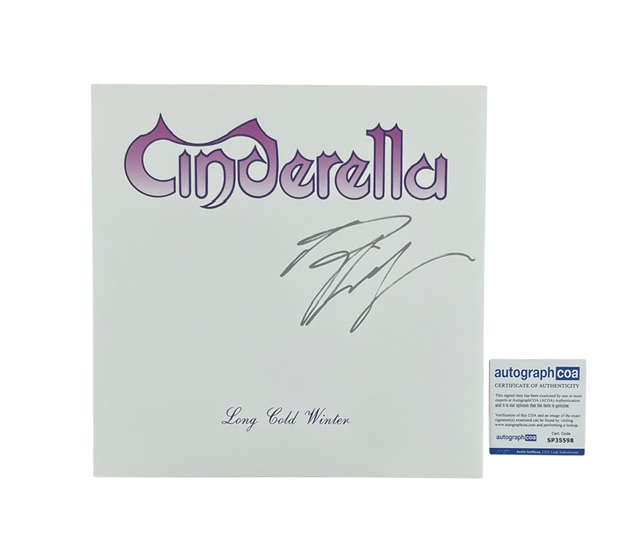Cinderella Signed Long Cold Winter Vinyl Record Tom Keifer ACOA