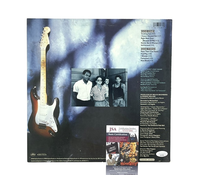 Robert Cray Signed Vinyl Record Strong Persuader JSA Certified 🎸 - Image 2