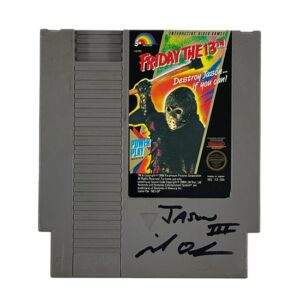 Friday The 13th Mike DeLuna Signed Nintendo Game Cartridge JSA