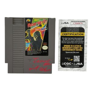 Friday The 13th Mike DeLuna Signed Nintendo Game Cartridge JSA