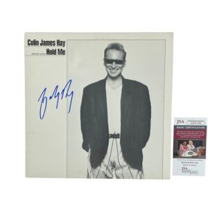 Colin Hay of Men At Work Signed Promo Vinyl Record Hold Me JSA 🎸