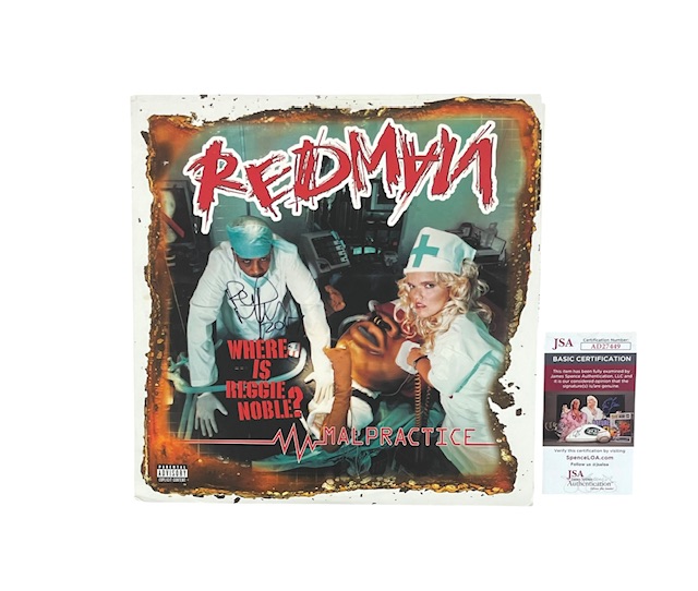 Redman Signed Malpractice Autographed Vinyl Record Def Squad JSA