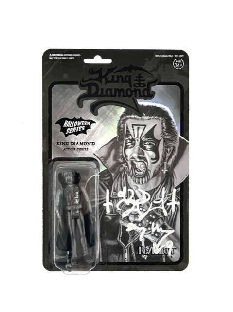 Super7 Action Figure King Diamond 9,5 Cm – Reazione ReAction Figure Con Microfono E Mantello – Era Mercyful Fate – Collezionabile
